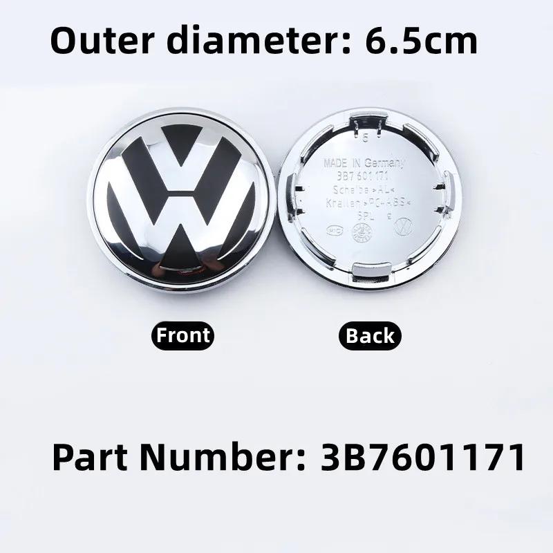 56/58/60/65/66/70/76MM 4pcs Car Emblem Wheel Center Caps Hub Cover Accessories for VOLKSWAGEN GTI Jetta Tiguan MHGJU6T Golf POLO Passat