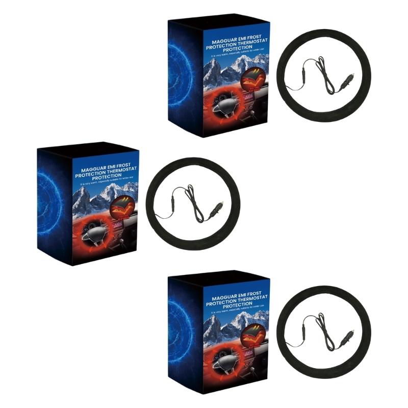 User Friendly Car Heating Steering Wheel Cover Modifiable Temperature for Car