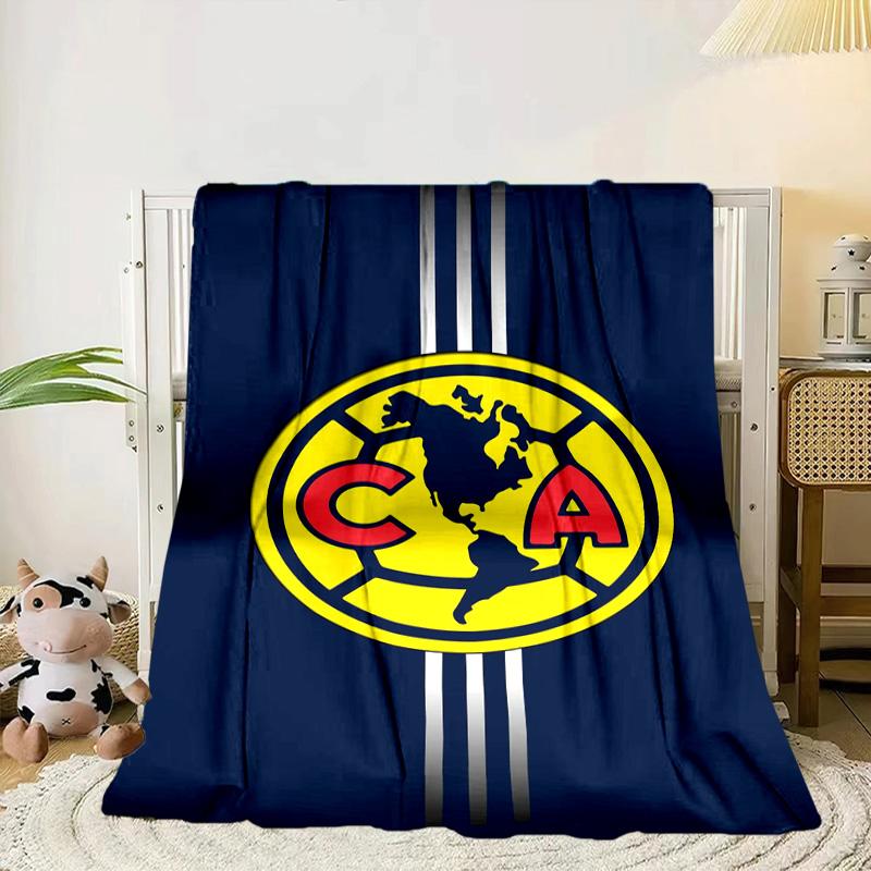 Club America Emblem Portable Blanket/Soft Blanket Bedding Blanket Suitable for Travel Camping Living Rooms Offices Sofas Fan Gifts
