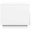 LED Coffee Table White 50 x 49 x 40 cm