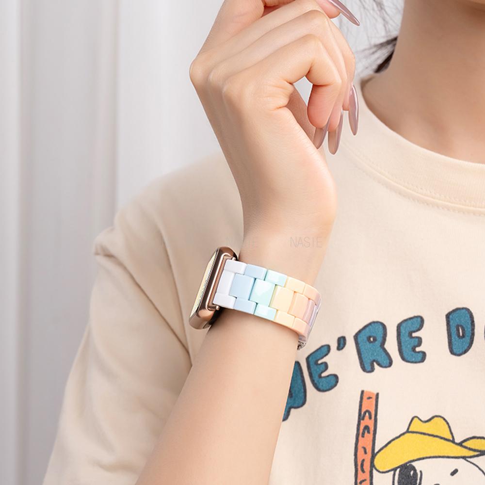 Candy Rainbow Band для Samsung Galaxy Fit 3 Модный ремешок для Samsung Fit 3 Smart Watch Correa Аксессуары