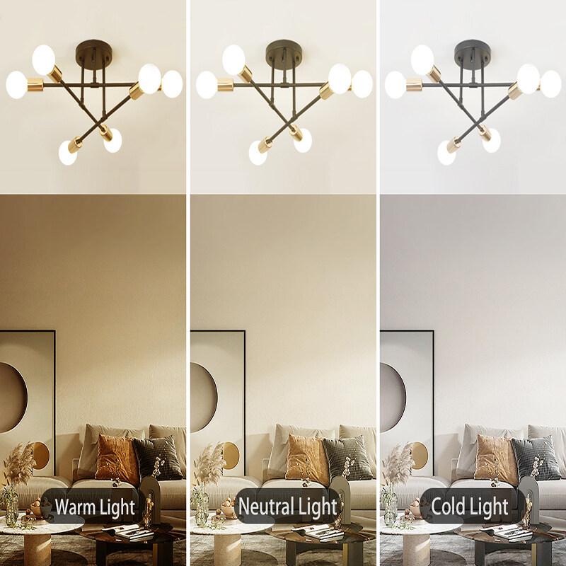 Canmeijia Modern European Nordic Chandelier Home Decor Ceiling Light Dining Pendant Hanging Lamps for Living Bedroom