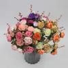 21 Heads Faux Rose Flower DIY Accessories Simulation Flowers Rose Bouquet Artificial Flower Gifts