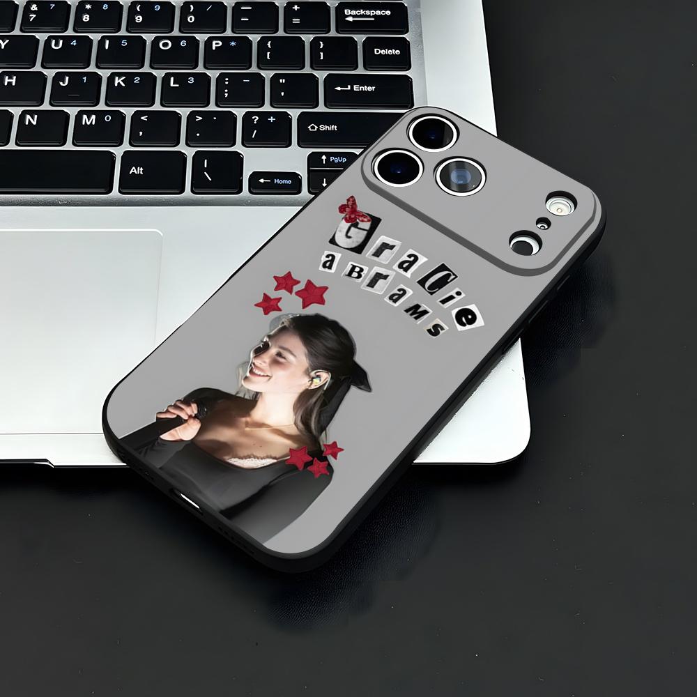Чехол для телефона певицы G-Gracie Abrams Для IPhone 17 Air 16 E Pro Max 15 14 13 Mini 12 Pro 11 Max Plus Черный Мягкий