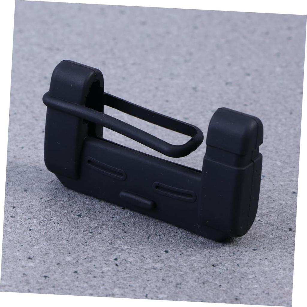 Silicone Seat Belt Cover & Buckle Cover Black Safety Buckle Plug Protector Anti-Scratch Washable Car Accessories (Black, Set of 2)