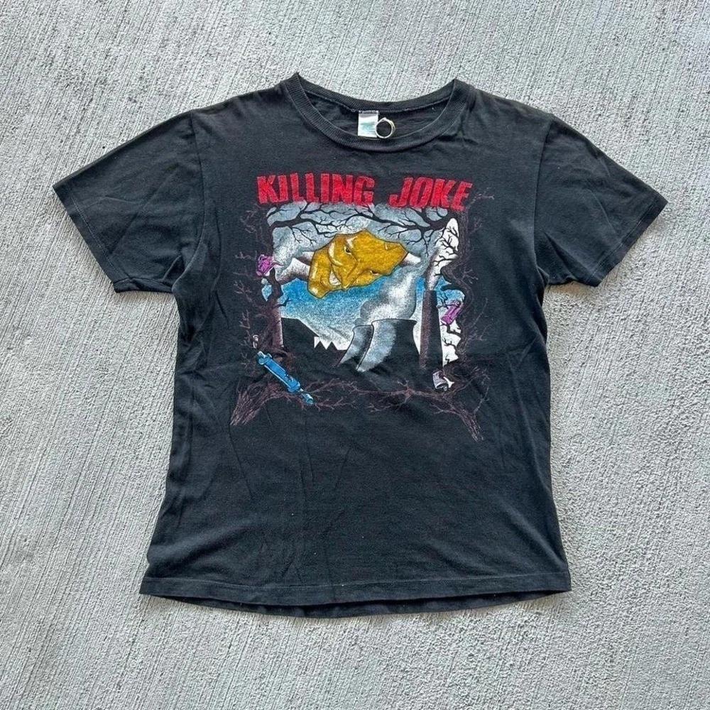 Винтажная футболка KILLING JOKE 1984 года, размер Medium, футболка группы