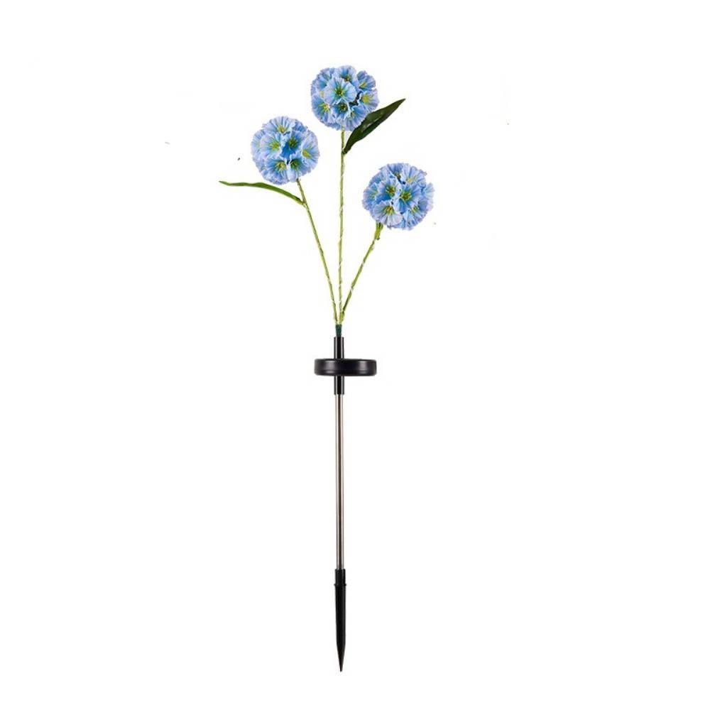 with 3 Head Simulation Flower Lamp Ground Mounted Landscape Light  for Yard Garden House