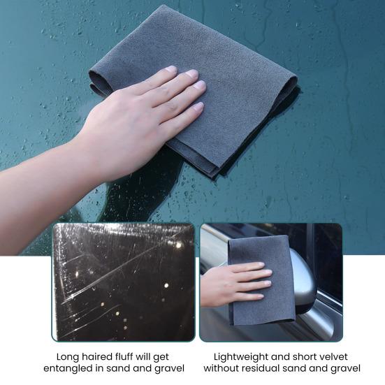 Салфетка из микрофибры для уборки, утолщенная, безворсовая, многоразовая, салфетка из микрофибры, кухонная, для окон, стекла, автомобилей, абсорбирующая тряпка