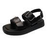 Fashion Platform Sandales 3cm Heel Buckle Basic Women Shoes Female Women Sandals Fashion Summer Sandaliasgh65