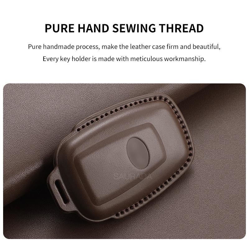 Genuine leather Car Key Case Fob For Toyota Prius Camry Corolla C-HR RAV4 Land Cruiser 200 Prado Yaris Protector Accessories KI1