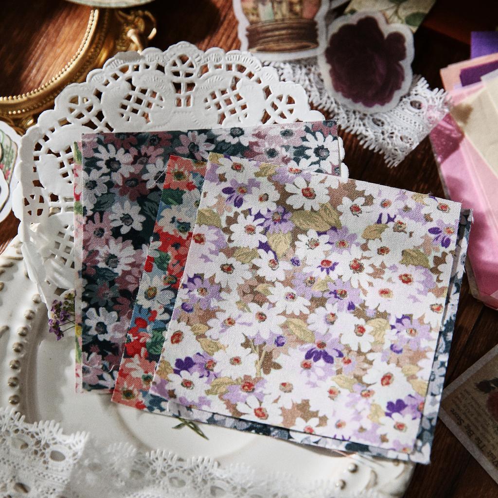 JIAMEI 140pcs Time Whisper Series Retro Scrapbook Decorative Stickers Material Pack DIY Handmade Collage Aesthetic Supplies