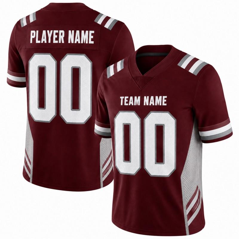 Custom American Football Jersey Adults Unisex Team Uniform With Name Number Sublimation Print