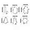 6 шт. Рождественские формочки для печенья, форма для пряничного рождественского дерева, инструмент для украшения рождественского торта, подарок на Рождество, сделай сам, форма для выпечки печенья