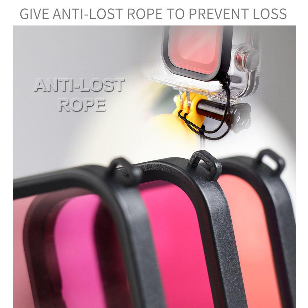 Accessories Polarizer Housing Case Light Strainer Camera Lens Protector Filter Set Color Filters