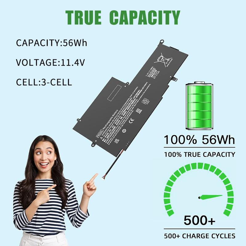 SKOWER 789116-005 788237-2C3 Battery PK03XL for HP Spectre X360 13-4003DX 13-4002DX 13-4103DX Envy X360 13-Y023CL TPN-Q157