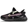 Оригинальные Yeezy Boost 350 V2 Нескользящие Нескользящие Низкие Повседневные Кроссовки Унисекс Черно-Розовые HQ4540(Команда373-)