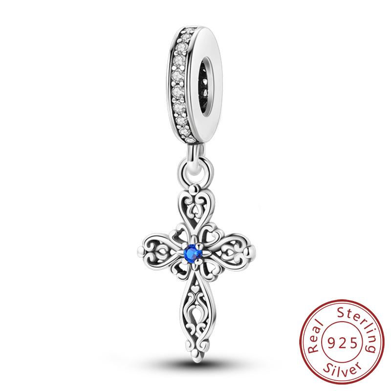 Медные Шармы Бусины Глаз Дьявола Крест Ангел Шармы Подходят для Оригинальных Браслетов-Шармов Подвески Изысканное Изготовление Ювелирных Изделий Своими Руками Для Женщин