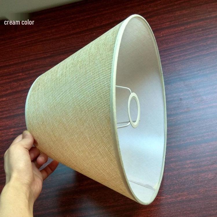 Льняной абажур для настольных, настенных, прикроватных или напольных ламп - Коллекция Feng Hong.