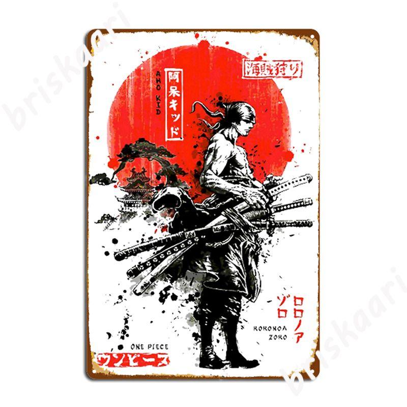 Best To Buy Roronoa Zoro Limited Edition Perfect Gift Metal Plaque Poster Customize Mural Painting Bar Cave Tin Sign Poster