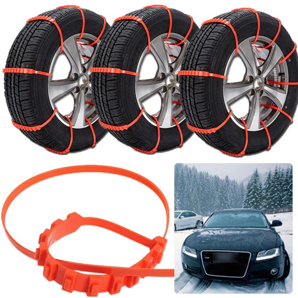 10/20/40Pcs Anti-Skid Snow Chains Car Winter Tire Wheels Chains for Car Truck Snow Mud Wheel Tire Cable Ties Anti-slip Chains