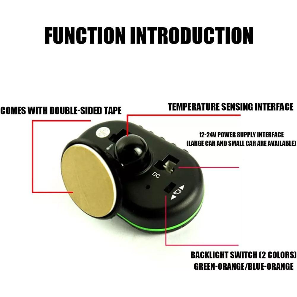 НОВЫЕ высококачественные аксессуары для интерьера 3 в 1 автомобильный вольтметр электронный термометр автомобильные часы Lumino 12 В/24 В подсветка Digita V9U7