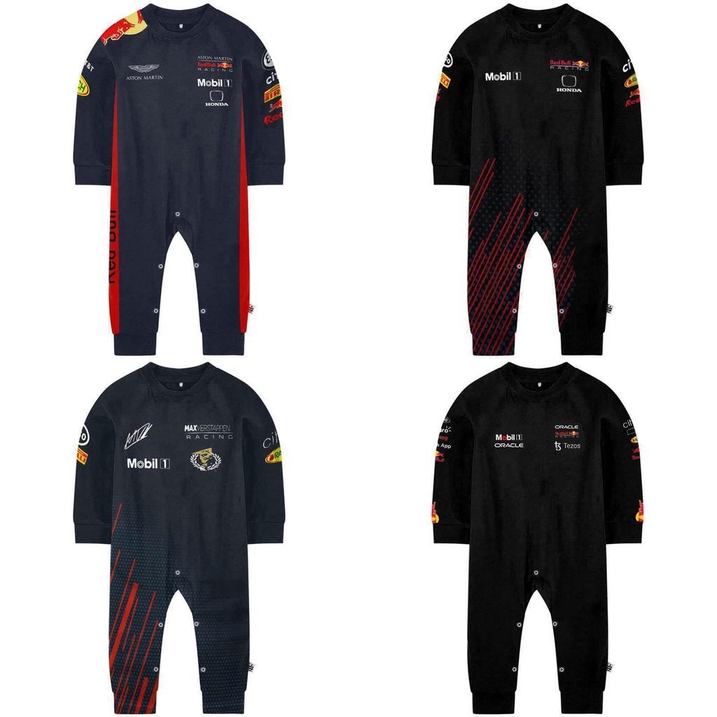 Костюм для ползания для детей-энтузиастов гонок F1, комбинезон для малышей от 1 до 3 лет
