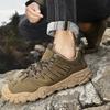 Мужская обувь для походов в стиле ретро, прочные водонепроницаемые кроссовки для треккинга, нескользящая подошва, мужская обувь для горных путешествий