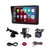 Portable BT 7inch IPS Touch Screen Car Radio Stereo Receiver Support Carplay and Android Auto with Rear Camera AHDCar