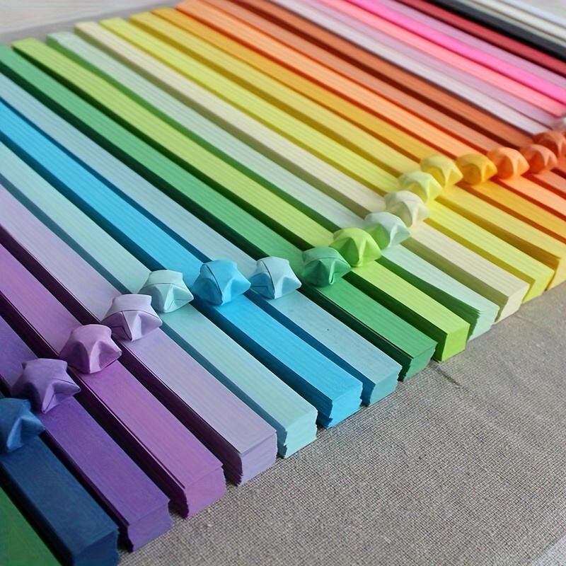 Pack of 1030 Sheets of Star Origami for Handmade DIY Lucky Star Origami, Perfect for Creative Handicraft Color Decoration And Bedroom Decor.