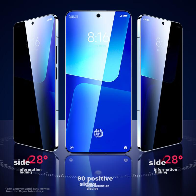 Full Screen Protection Screen Protector for Xiaomi 14, Tempered Glass Film, Xiaomi 13 Phone Screen Protector, Strong Glass Film Front Protector