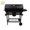 BBQ-гриль из 15,5-дюймовой бочки для барбекю для уличной готовки в американском стиле