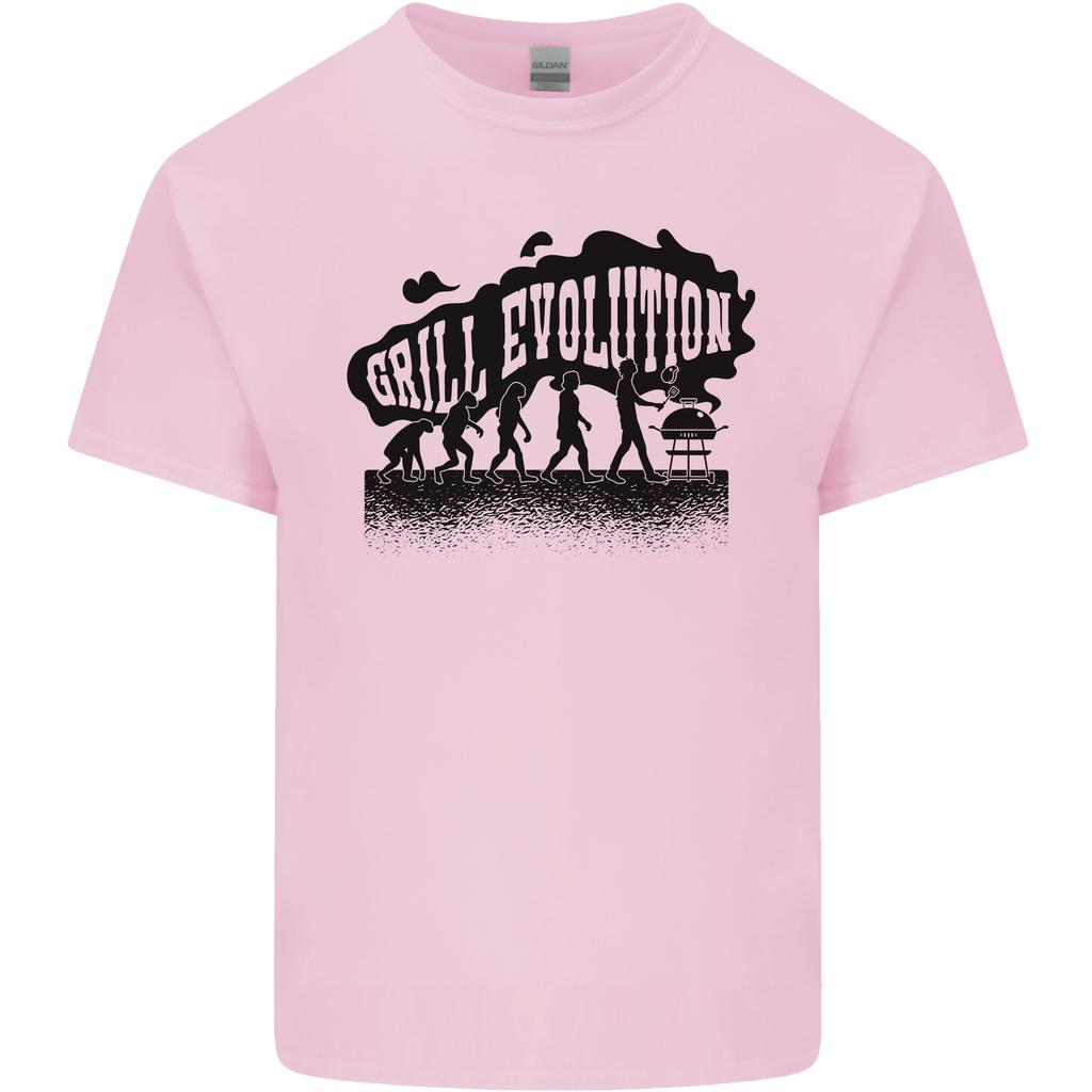 Grill Evolution Funny BBQ Braai Unisexs Light Cotton TShirt