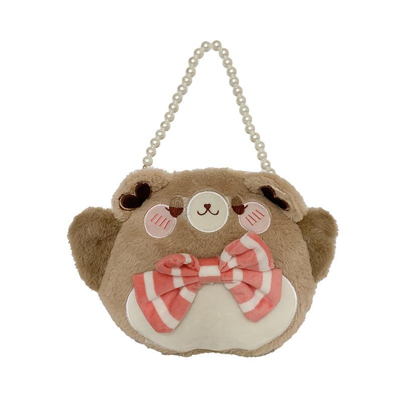 Плюшевая копилка-кошелек Hello Kitty Овечка Медвежонок на молнии для детей и девочек