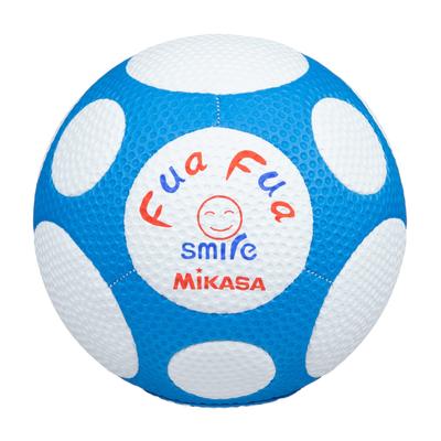 MIKASA Детский футбольный мяч размера 4 Fafa Smile для начальной школы, сшитый, (для студентов), Белый/Синий, Мяч, FFF4-WB