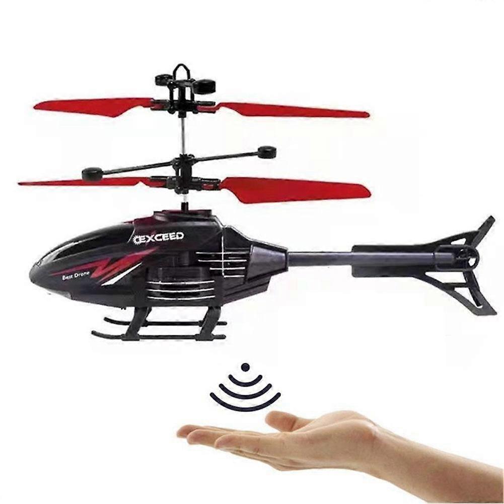 Plastic Remote Control Induction Helicopter Children'S Aircraft Dual Mode Flying Toy Durable