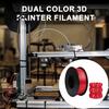 Филамент для 3D-печати Silk PLA, 1,75 мм, катушка 1 кг, низкая усадка, не засоряет сопло, для проектов печати, аккуратно намотанный, PLA с металлической текстурой