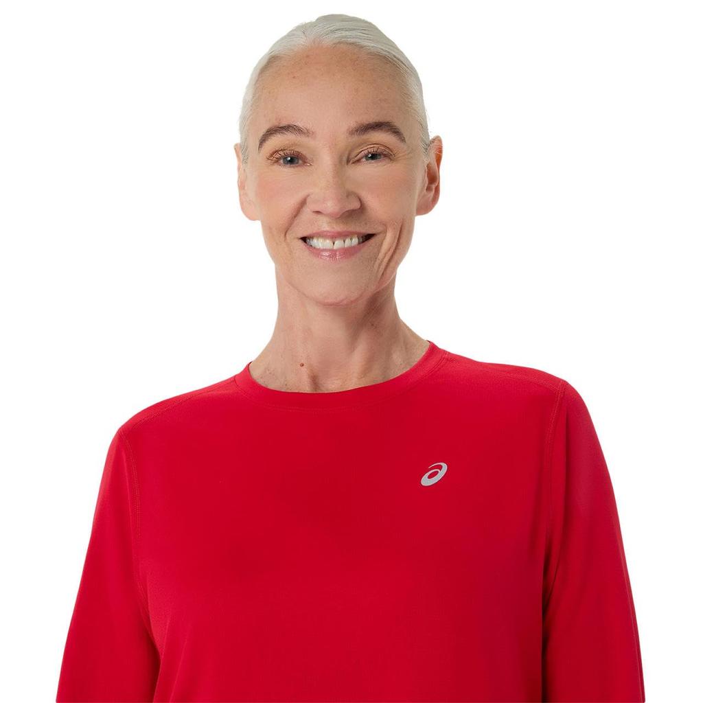 Одежда для бега SILVER LS TOP 2012D149 600 S [ASICS] Женская (СКОРОСТЬ КРАСНАЯ)