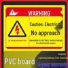Electric Shock Warning Sign: Keep Out! Unauthorized Personnel Beware.
