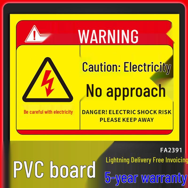 Electric Shock Warning Sign: Keep Out! Unauthorized Personnel Beware.