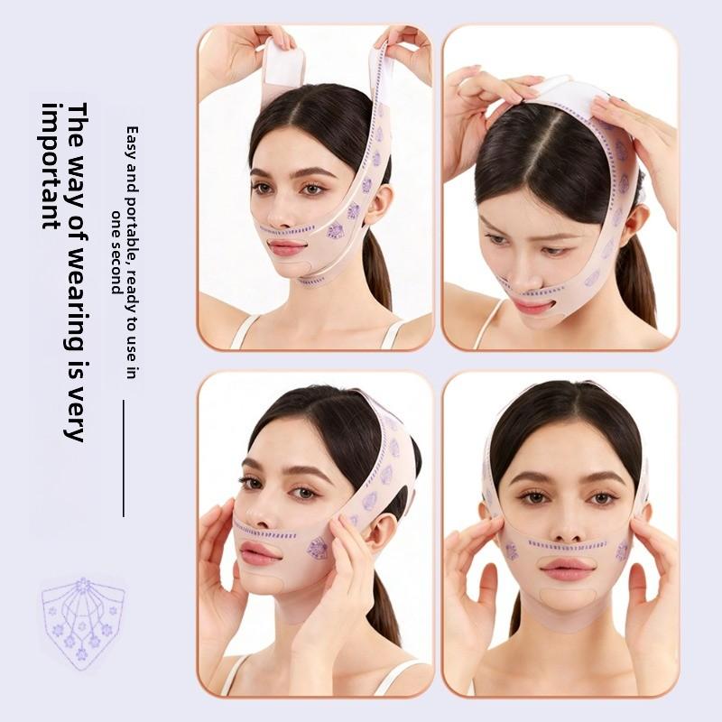 Face Elastic Band for Tightening Facial Lines and Double Chin. Sleep Facial Mask for Lifting and Improving. An Amazing Anti-aging Device.