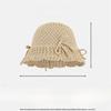 Korean Style Striped Knit Cap With Sunshade And Adjustable Fit For All Seasons