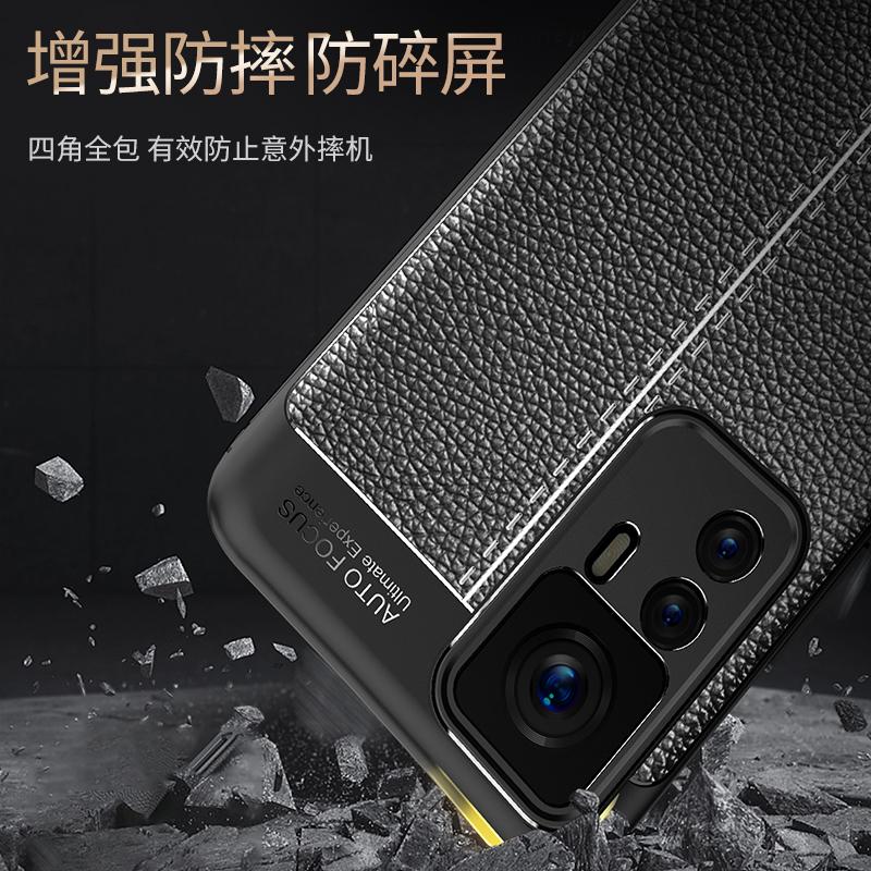 Чехол для Xiaomi 12S Чехол для Xiaomi 12T Pro 12S Pro Ultra 12X 12 Pro 11 Lite 11T 13 Pro Роскошный резиновый кожаный силиконовый чехол для телефона