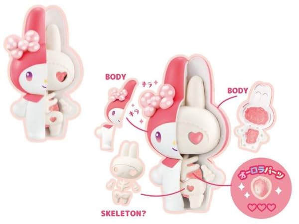 MegaHouse Disassembly Puzzle FANTASY Sanrio Characters My of Recommended 15 and Up MelodyKuromi (Box 4) Ages