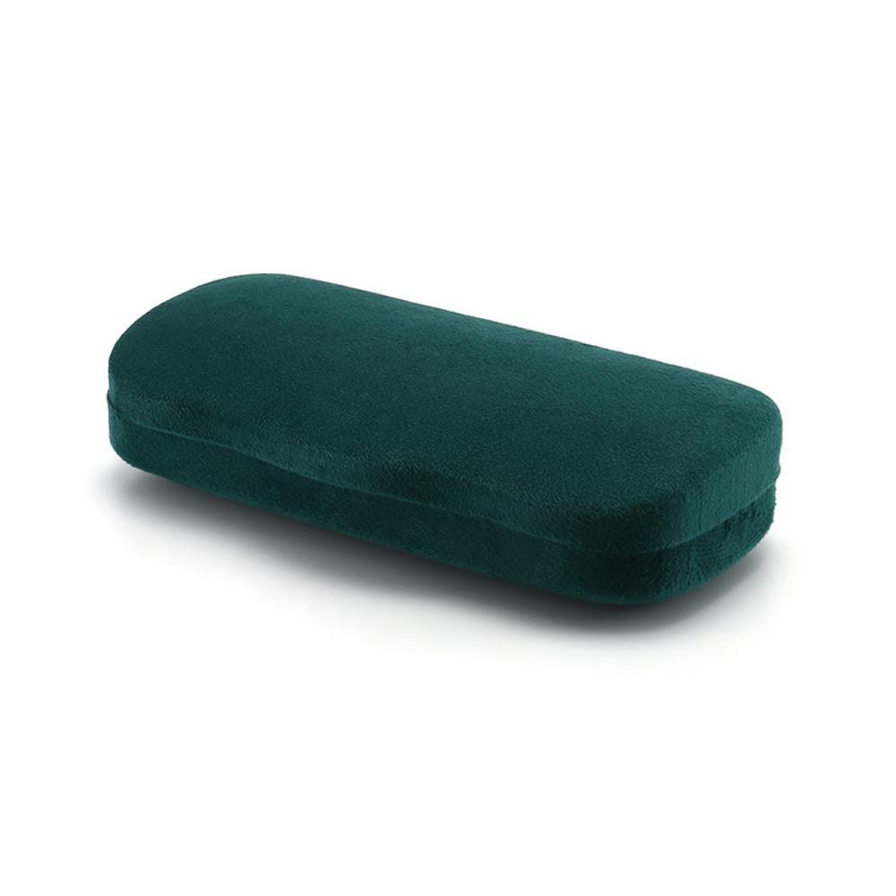 Portable Anti-Pressure Art Glasses Case Spectacle Case Plush Iron Box Sunglasses Case