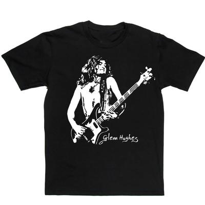 НОВЫЙ Glenn Hughes Музыкальная Звезда Плотный Хлопок Черная Футболка S-5XL BT517 Унисекс Футболка