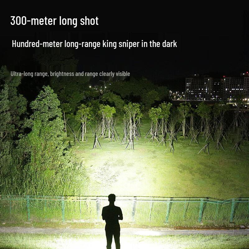 SupFire C8-T6 Ultra-Bright Long-Range Flashlight