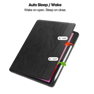 Чехол для Lenovo Tab M11/Xiaoxin Pad 11 2024 Противоударный Кожаный Автоматическое Пробуждение/Сон Подставка-Обложка для Планшета