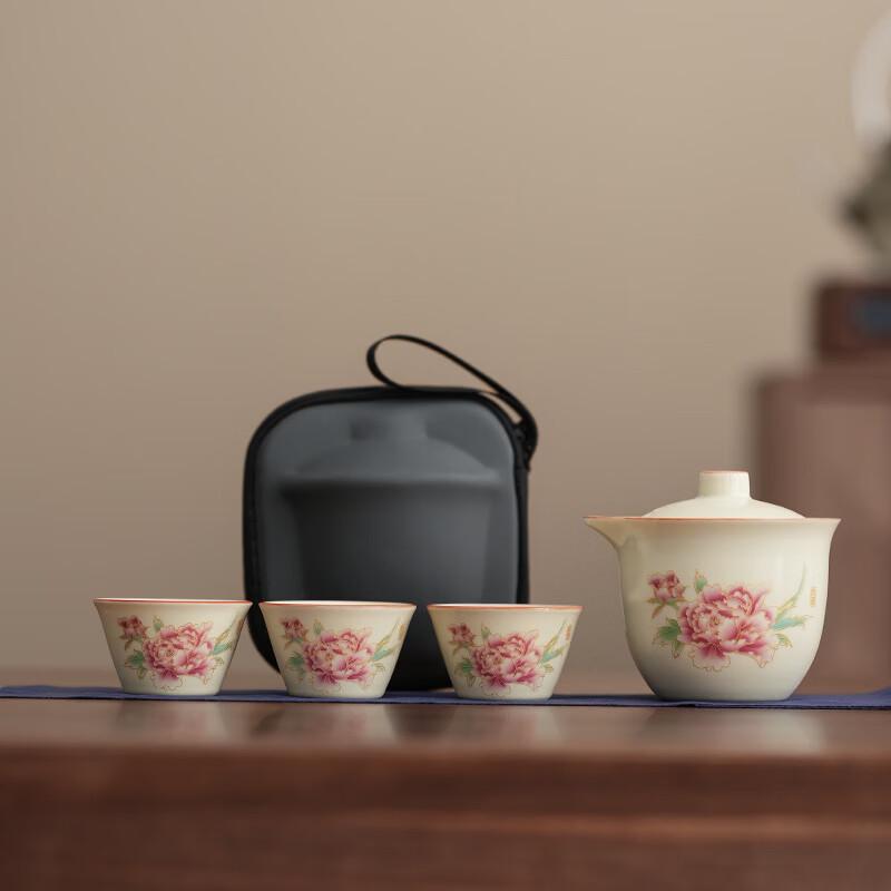 Yipan Yellow Ru Kiln Tea Set