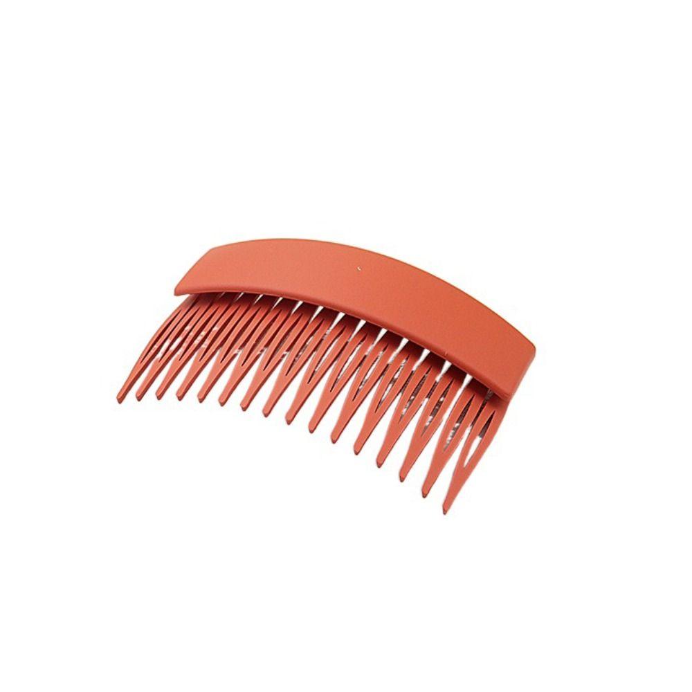 Однотонная матовая расческа для волос, пластиковая модная женская расческа