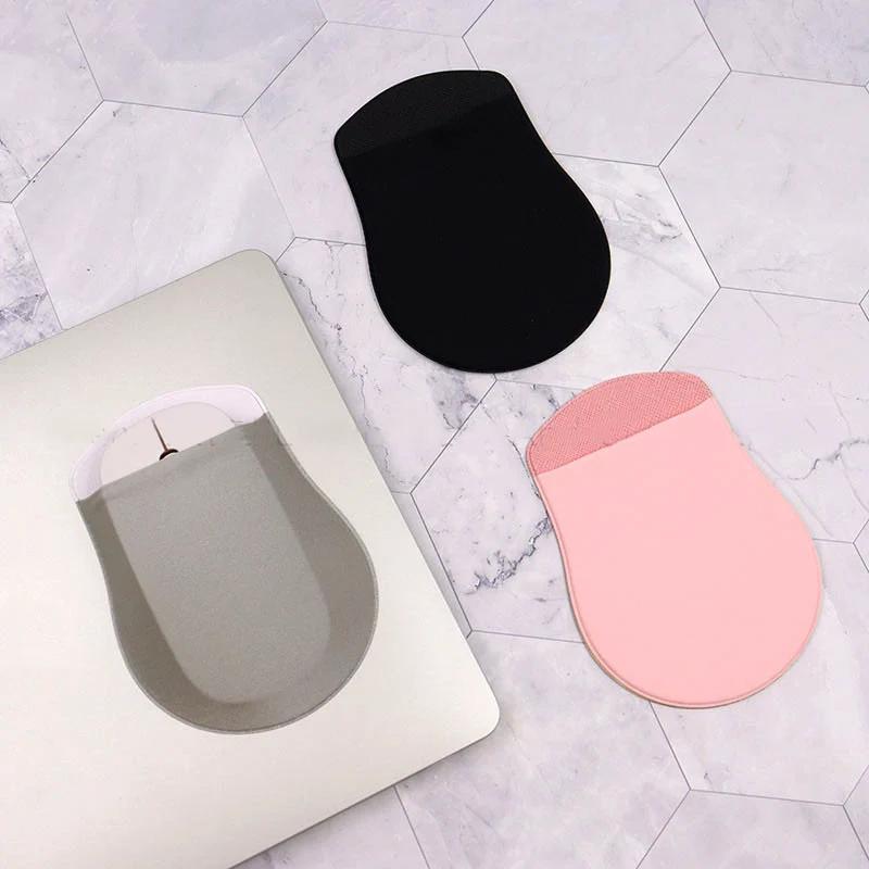 Сумка для хранения мыши для коврика для ноутбука, эластичная задняя клейкая подставка для беспроводной мыши, наклейка, чехол, органайзер для хранения, держатель